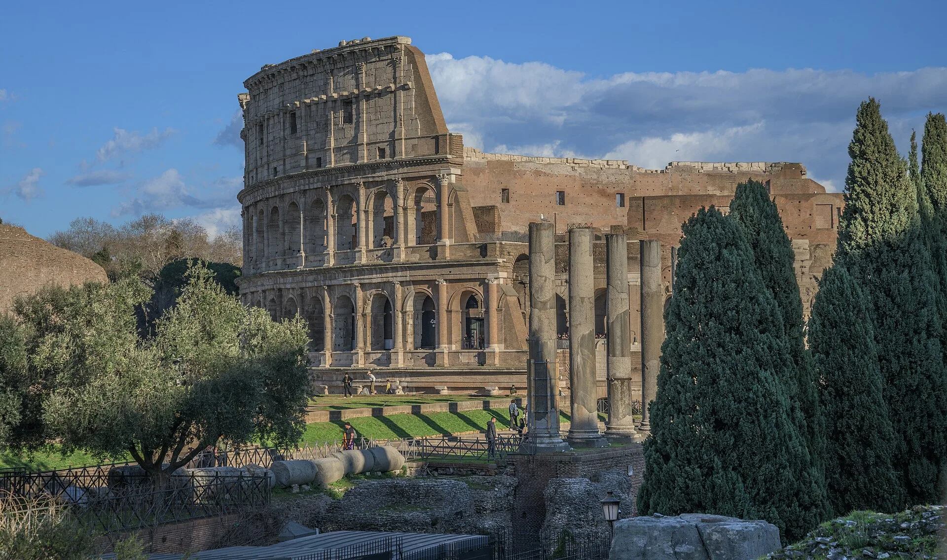 Colosseum en Forum Romanum