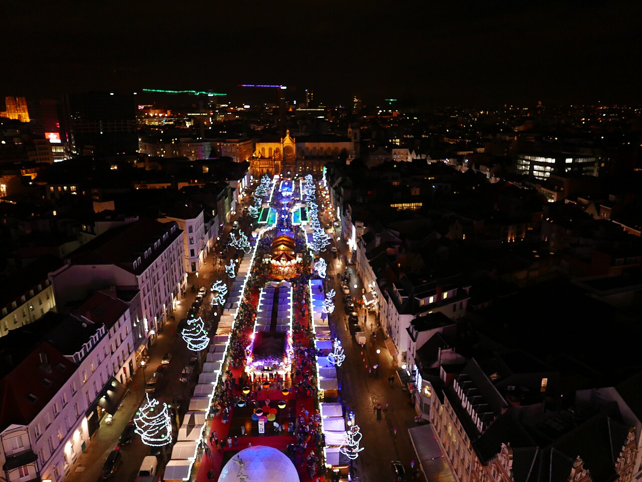 5. Brussel: Winterpret in Weihnachtsmarkt
